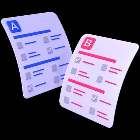 A/B testing illustration