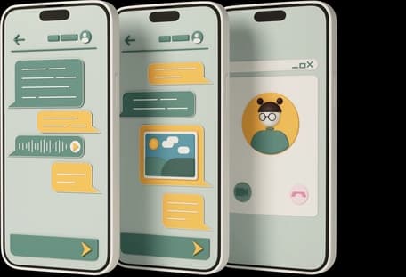 Threaded view illustration