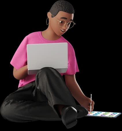 Marketing team capturing webinar registrations