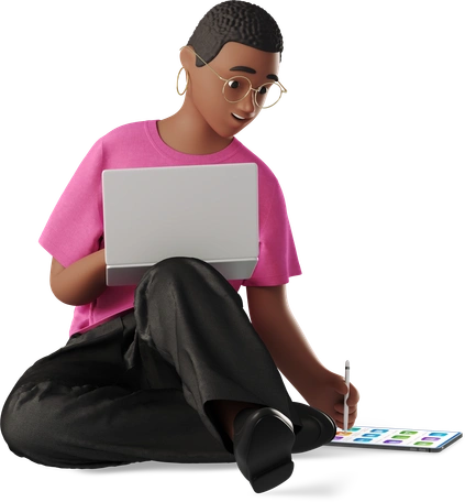 From a description to a live preview illustration